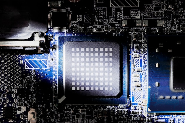 Free photo cpu processor motherboard